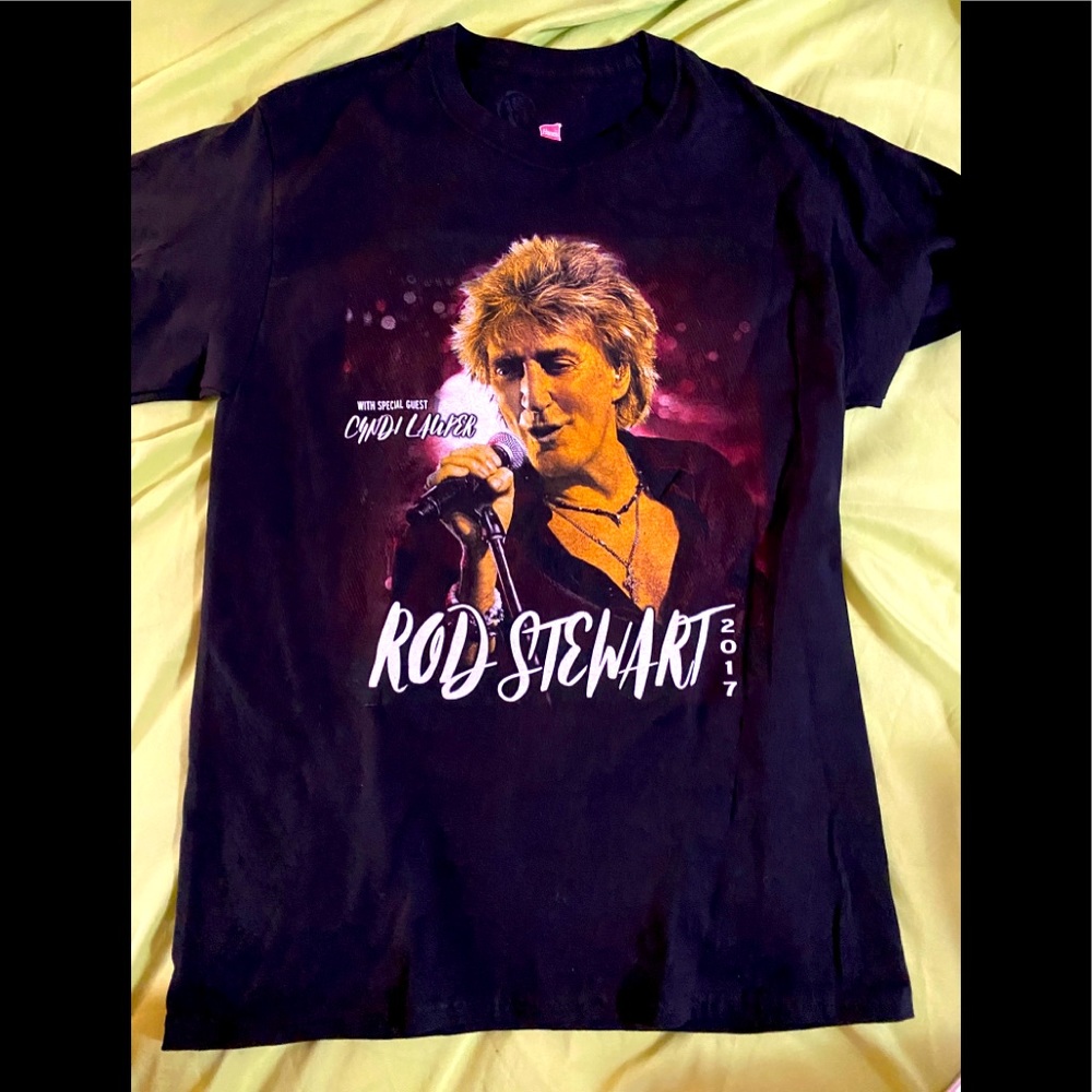 Hanes Rod Stewart men medium unisex euc like new